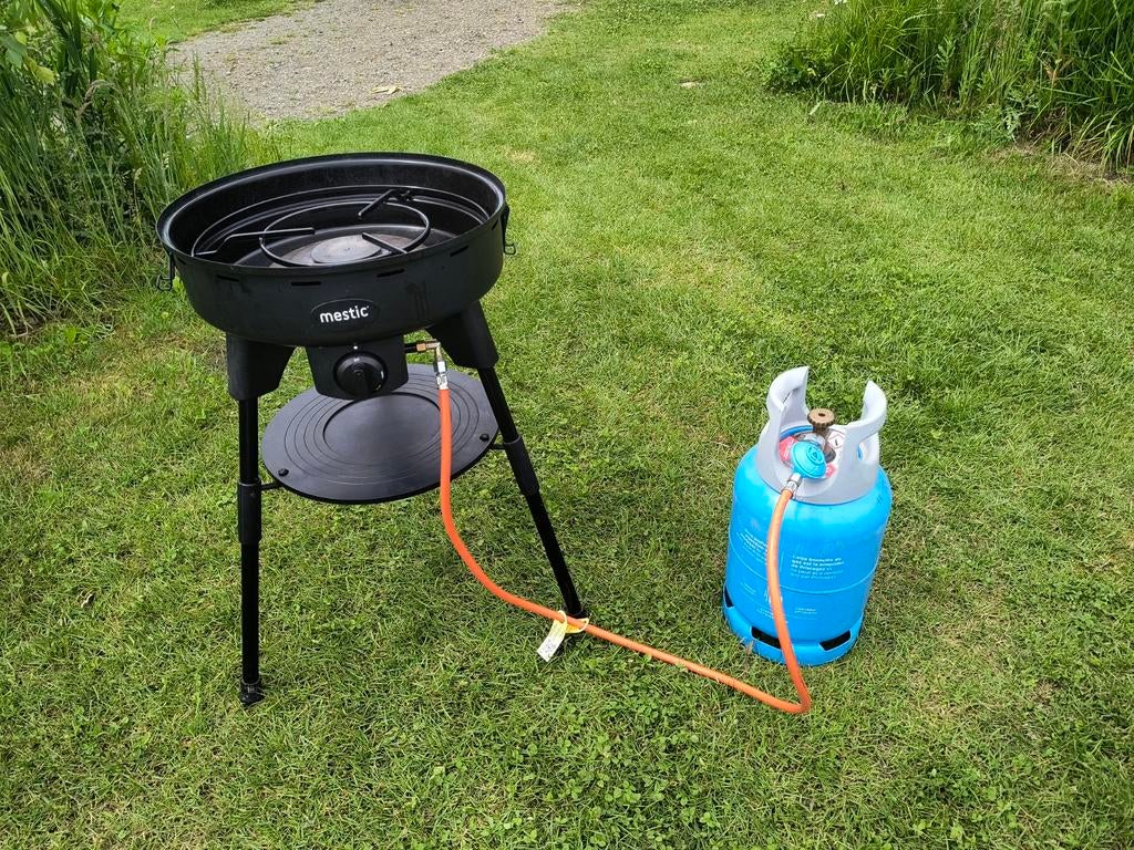 Mestic gas BBQ - Compacte en draagbare gasbarbecue, Ophalen of Verzenden, Gebruikt, Mestic