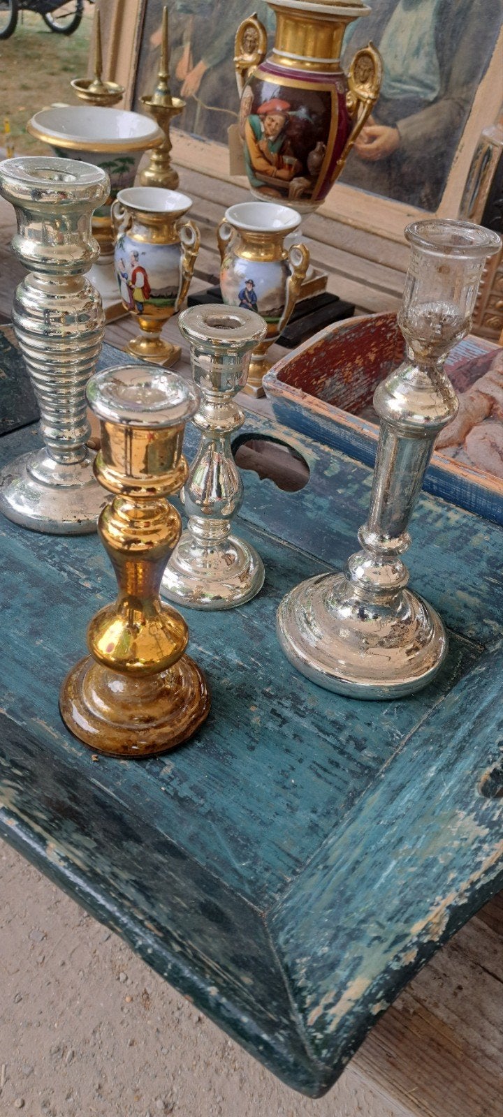 Zilverglas kandelaren, Ophalen of Verzenden