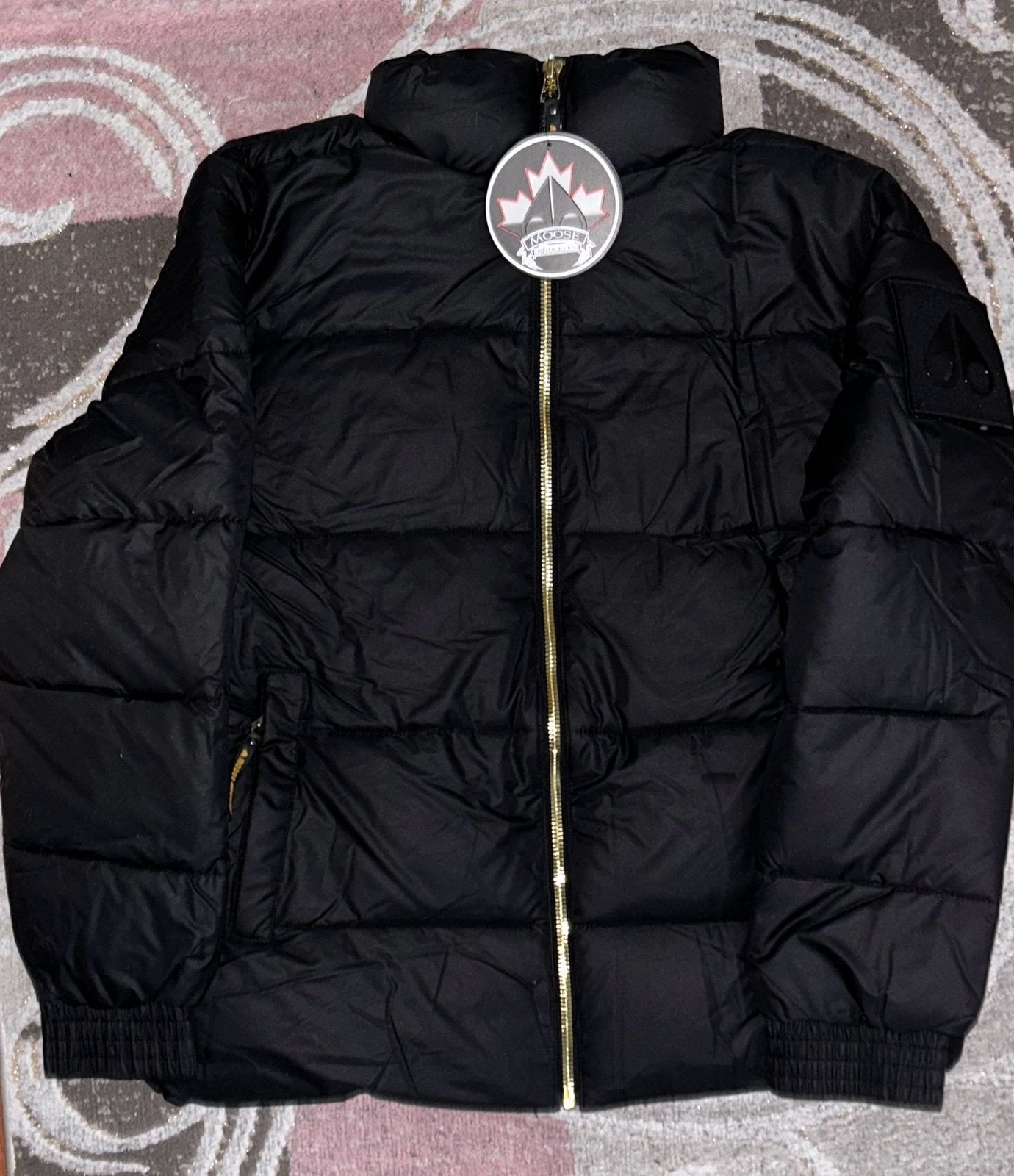 Moose knuckles winterjas maat M zwart, Kleding | Heren, Jassen | Winter, Ophalen of Verzenden, Zo goed als nieuw, Zwart