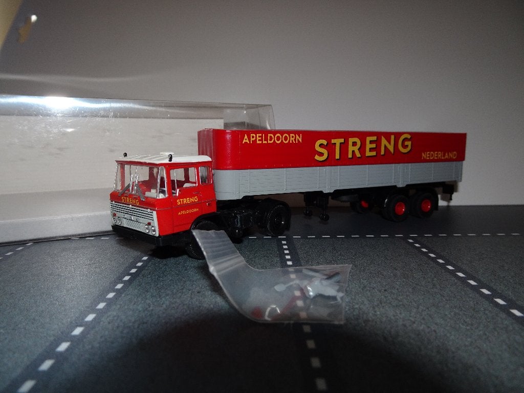 195 brekina 85283 daf ft2600 streng apeldoorn 1:87 truck, Hobby en Vrije tijd, Ophalen of Verzenden, Nieuw, Bus of Vrachtwagen