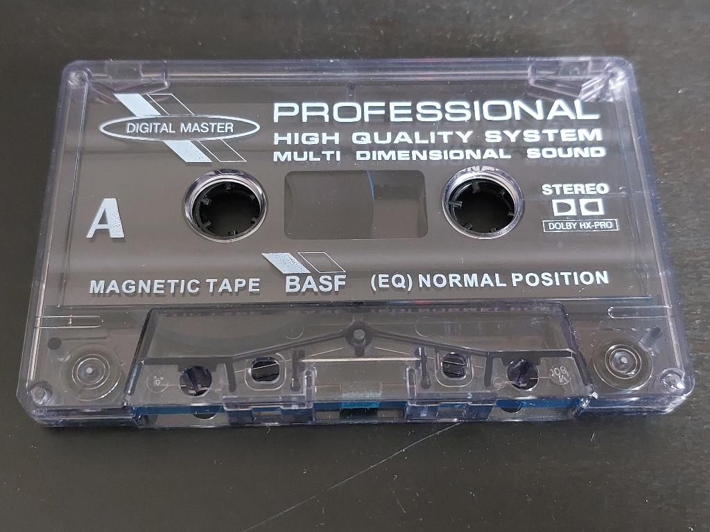 BASF PROFESSIONAL MAGNETIC TAPE C-60, Overige genres, 1 bandje, Ophalen of Verzenden, Zo goed als nieuw