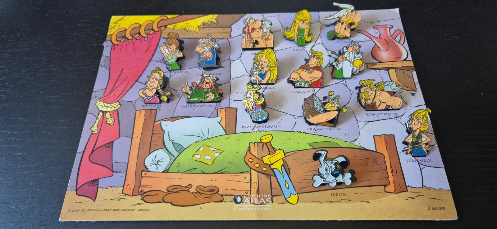 2x complete serie Asterix pins, Ophalen of Verzenden, Overige onderwerpen, Speldje of Pin