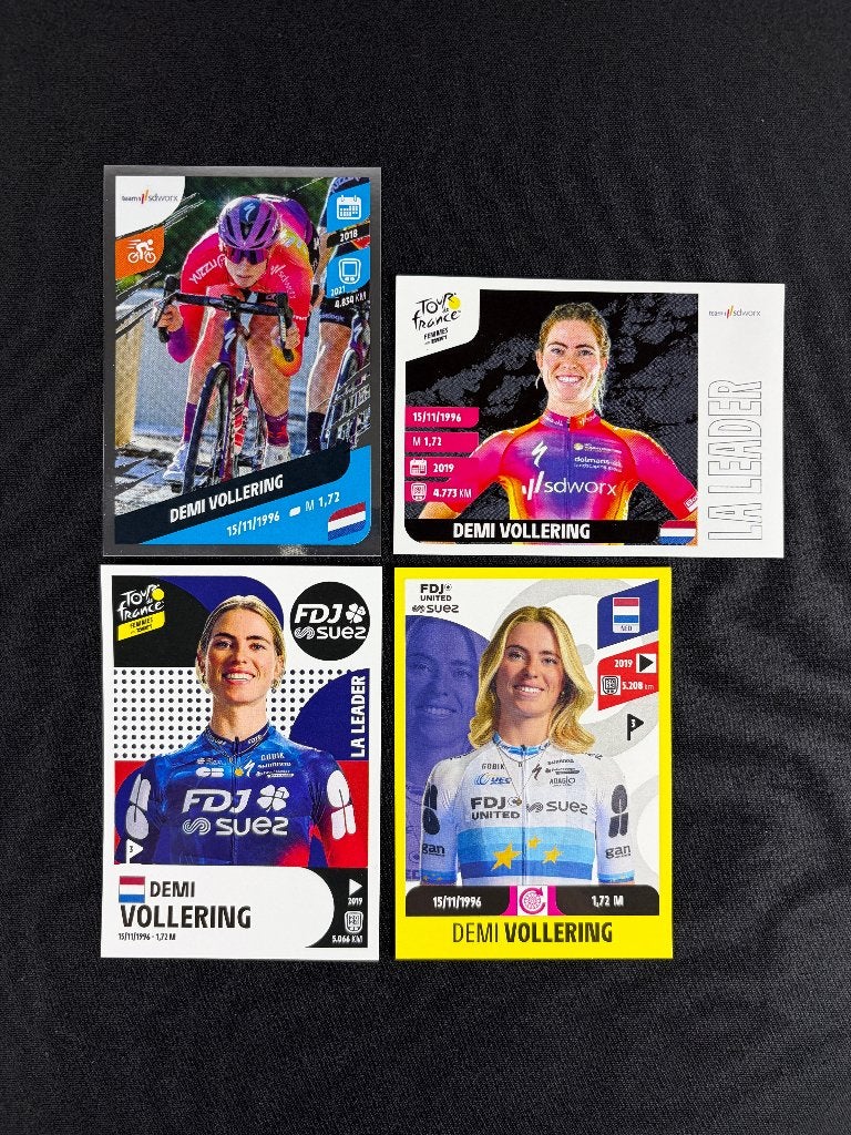 Demi Vollering Panini Tour de France 2022-2026 Sticker, Verzenden, Zo goed als nieuw, Overige sporten, Poster, Plaatje of Sticker