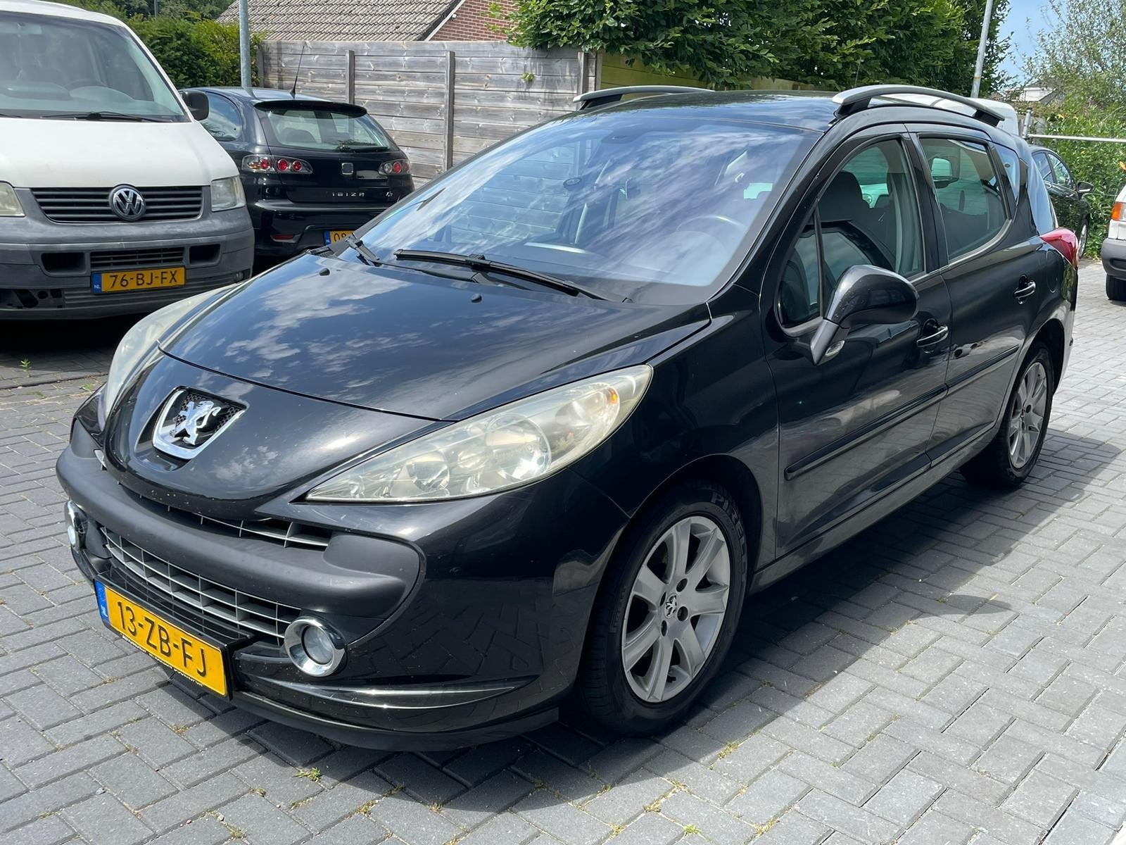 Peugeot 207 SW 1.6 VTi XS Première | 188.000 km NAP | Airco, Auto's, Voorwielaandrijving, Gebruikt, 4 cilinders, Zwart