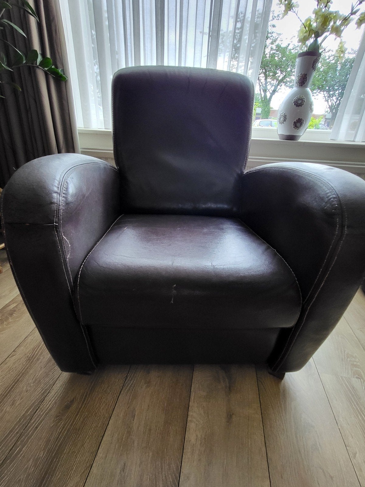 Gratis af te halen, Ophalen of Verzenden, Gebruikt, 75 tot 100 cm, Leer