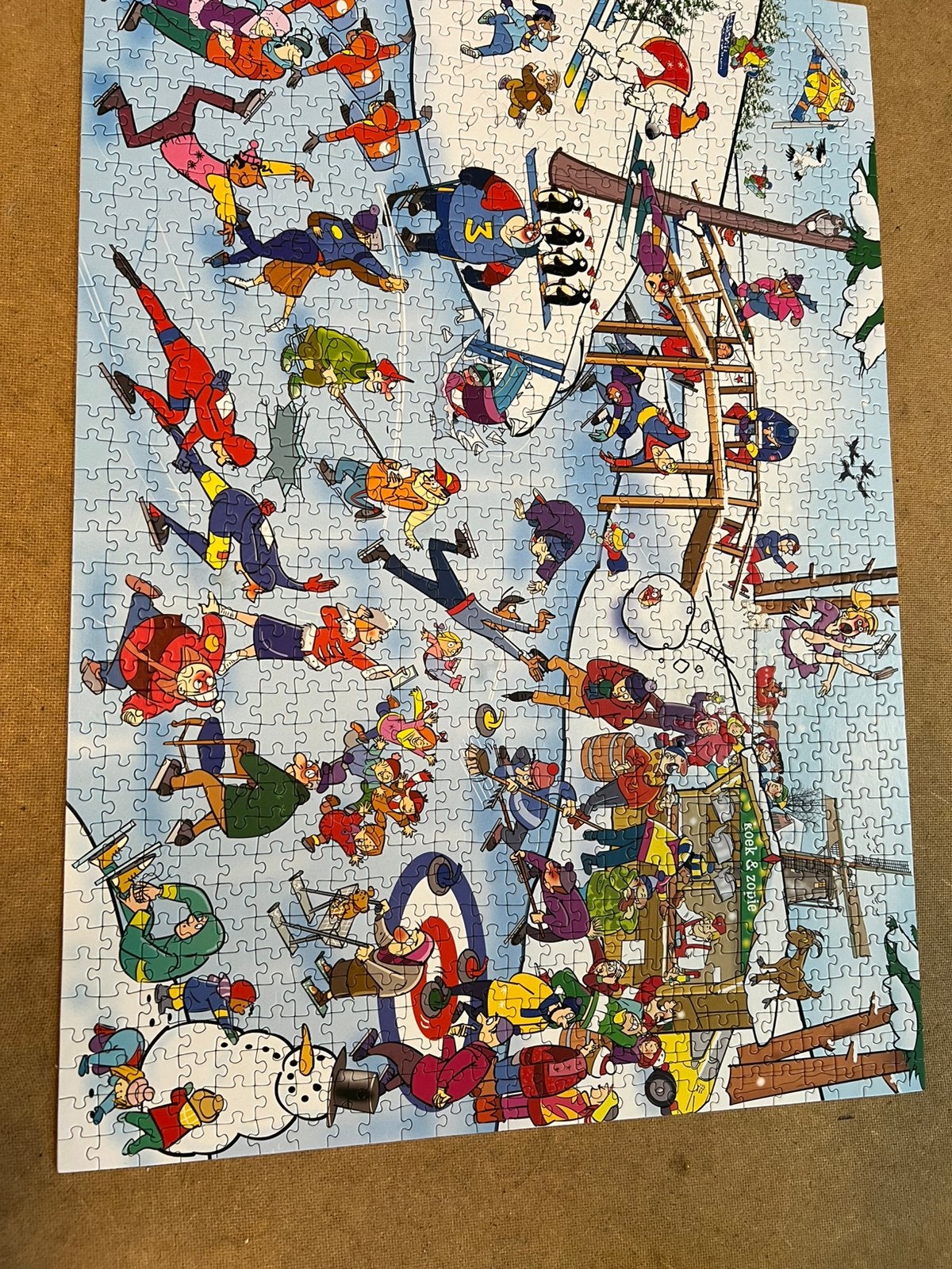 Goliath That's Life Winter Puzzel 1000 stukjes, Ophalen of Verzenden, 500 t/m 1500 stukjes, Zo goed als nieuw, Legpuzzel