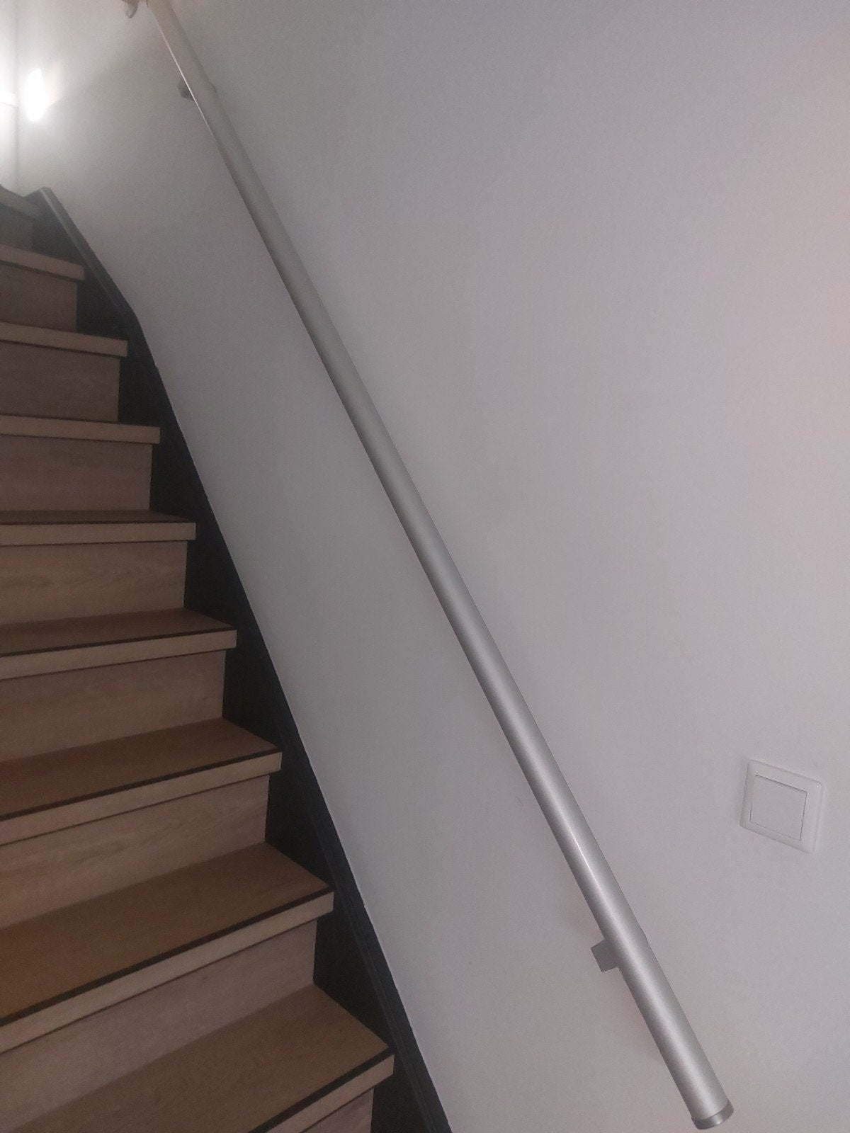 Aluminium Trapleuning - Modern en Stevig, Doe-het-zelf en Verbouw, Ladders en Trappen, Ophalen, Gebruikt, Trap, 2 tot 4 meter