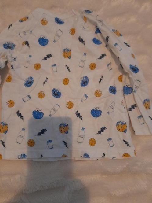 H&M Sesamstraat Koekiemonster shirtje maat 74, Jongetje of Meisje, H&M, Ophalen of Verzenden, Zo goed als nieuw