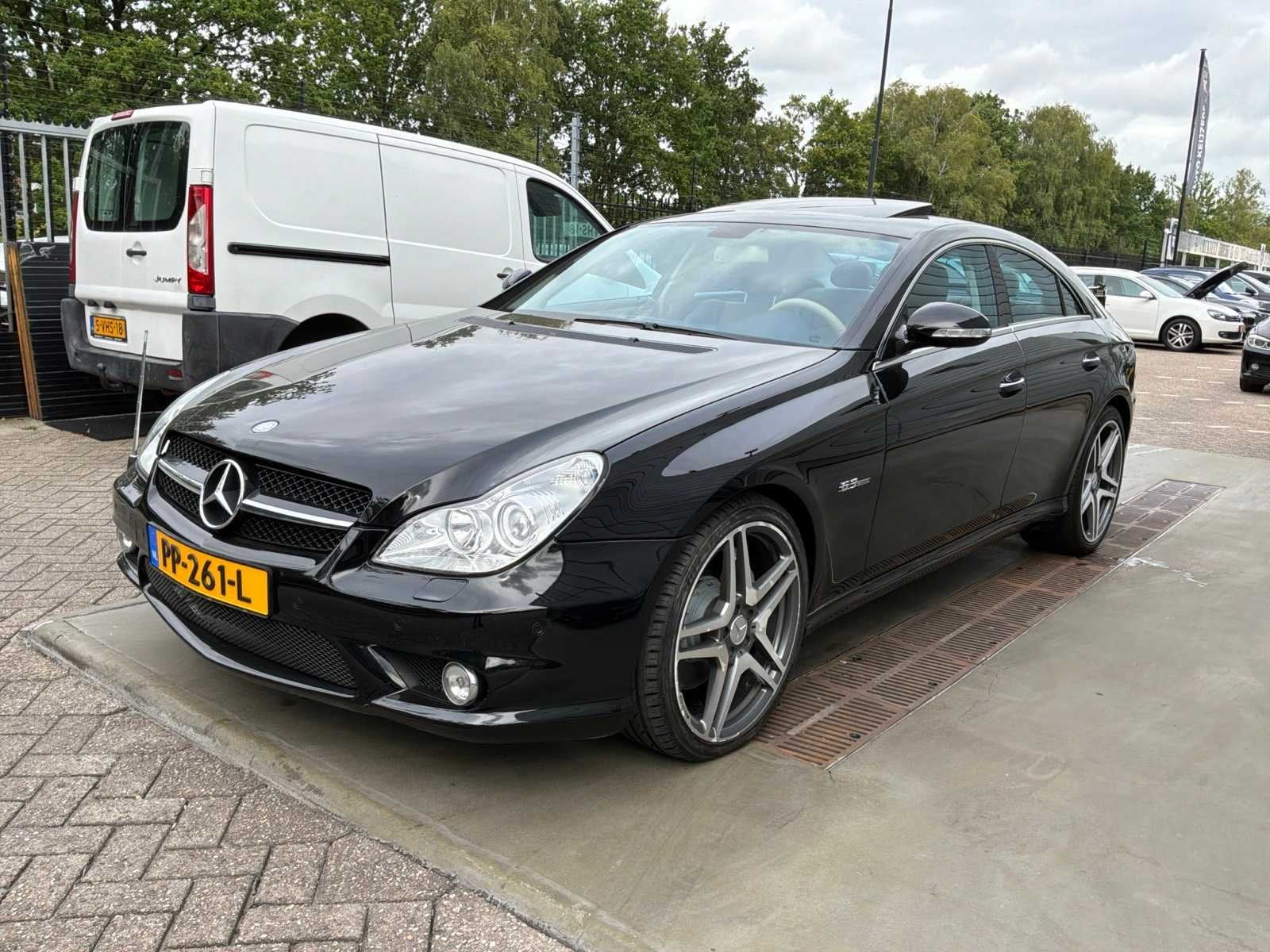 2006 Mercedes-Benz CLS-klasse AMG 63 Personenauto, Gebruikt, 4 stoelen, Zwart, Bedrijf