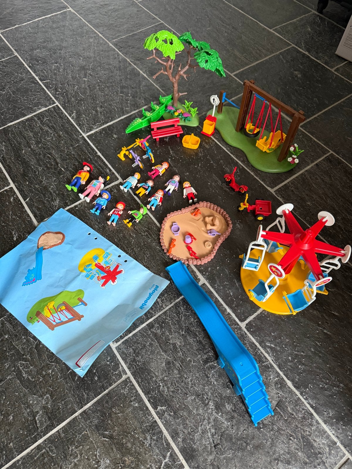 Playmobil 4070 Grote Speeltuin, Gebruikt, Complete set, Overige typen, Ophalen of Verzenden