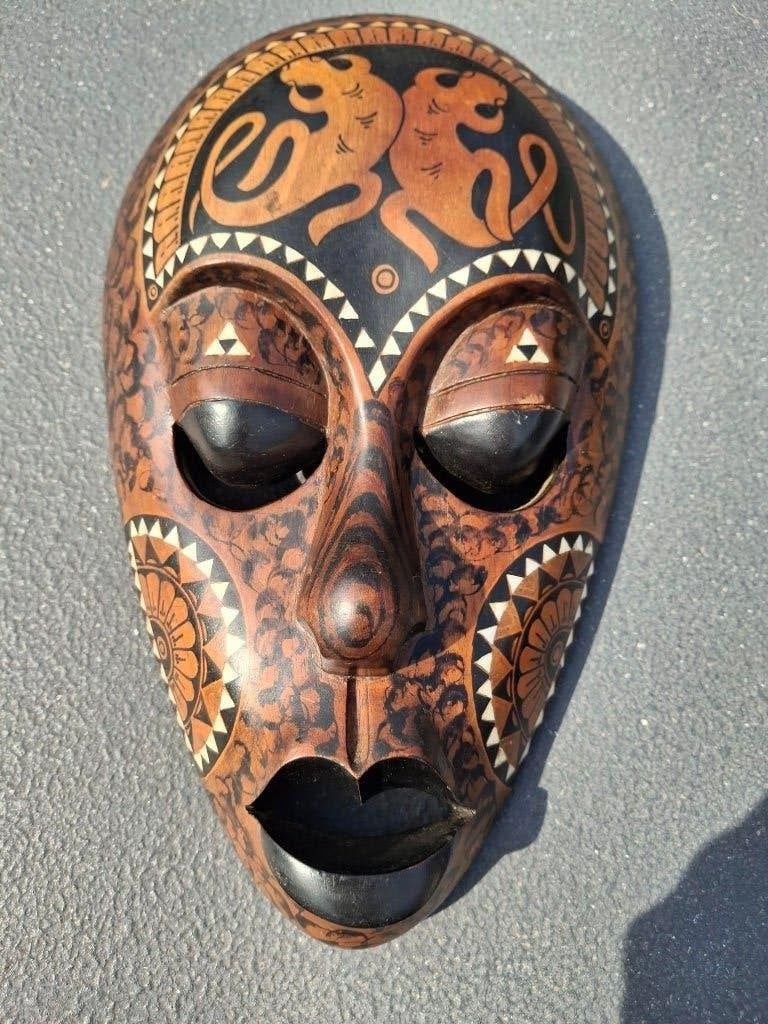 Afrikaans Masker hout, Ophalen of Verzenden, Hout, Masker