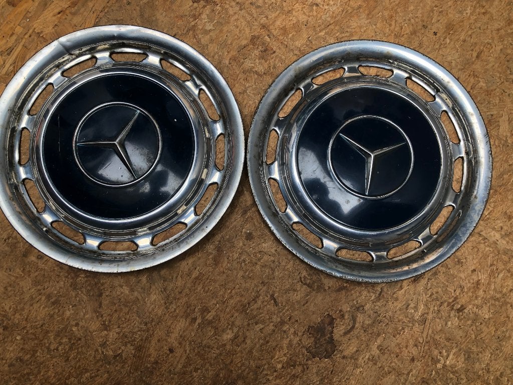 Mercedes oldtimer wieldoppen, Ophalen of Verzenden, Gebruikt
