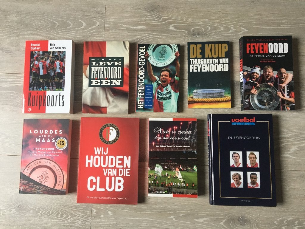 sportboeken- Feyenoord boeken ( 9 stuks ), Ophalen of Verzenden, Zo goed als nieuw, Balsport