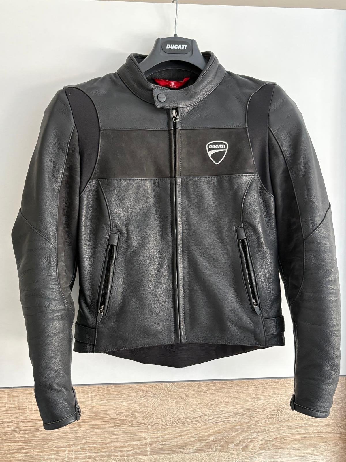 Ducati Leren Motorjas - Zwart maat S, Ophalen of Verzenden, Tweedehands, Dames, Jas | leer