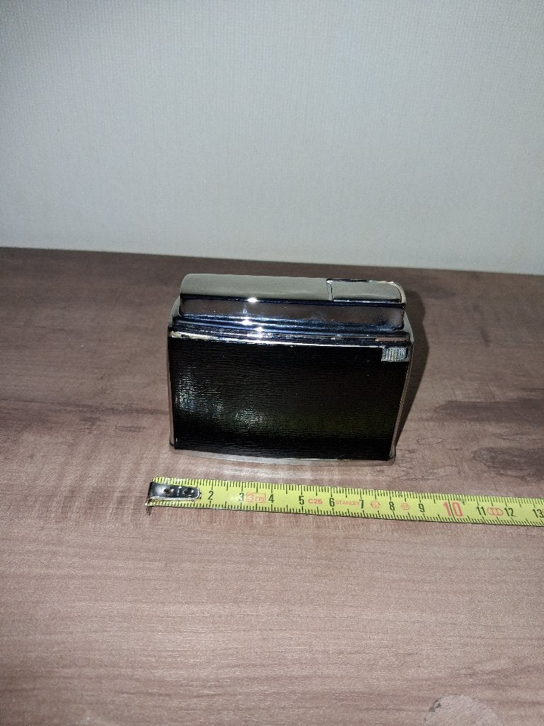 Vintage Fisher Butane aansteker 1971 – chroom, Ophalen of Verzenden, Gebruikt, Aansteker