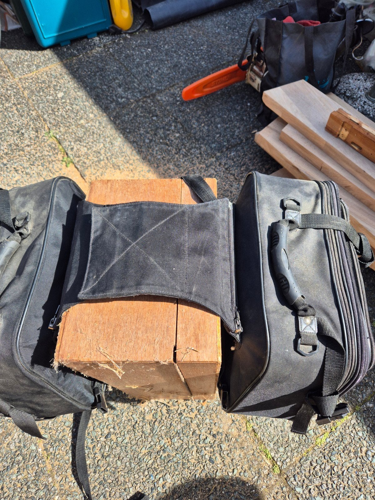 zadeltas zgan, Motoren, Accessoires | Koffers en Tassen, Ophalen