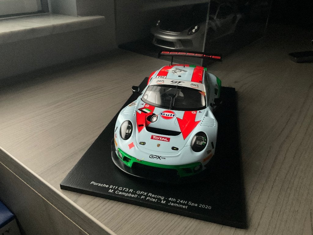 1/18 spark Porsche 911 GT3 R 24h Spa 2020, Hobby en Vrije tijd, Ophalen of Verzenden, Zo goed als nieuw, Auto, Overige merken