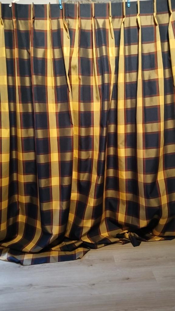 Overgordijnen, Overige kleuren, 200 cm of meer, Ophalen of Verzenden, Zo goed als nieuw