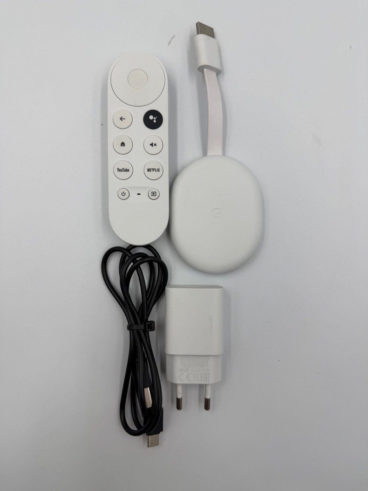Chromecast met Google TV 4K + afstandsbediening, Audio, Tv en Foto, Ophalen, Zo goed als nieuw, HDMI, Zonder harde schijf