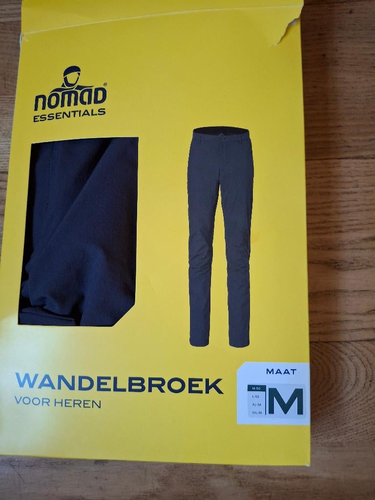 Wandelbroek heren maat m nomad  donkergrijs stretch, Ophalen of Verzenden, Kleding
