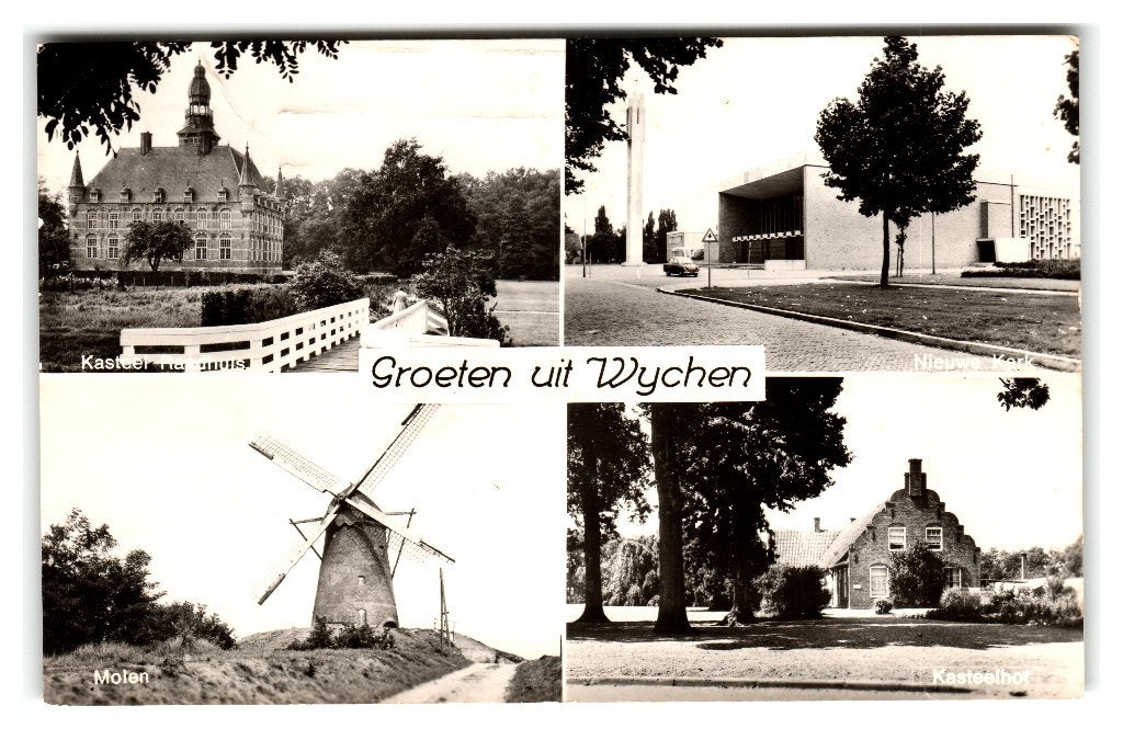 Wijchen, Groeten uit Wijchen, Verzamelen, Ansichtkaarten | Nederland, Verzenden, 1960 tot 1980, Gelopen, Gelderland
