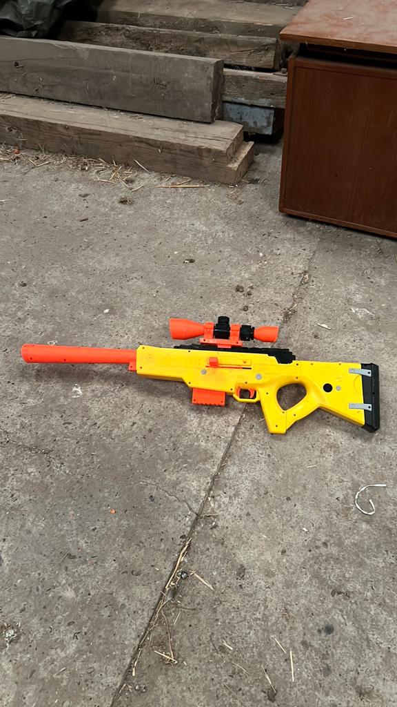 Fortnite Nerf Blaster Speelgoedgeweer met richtkijker, Ophalen of Verzenden, Gebruikt, Jongen of Meisje