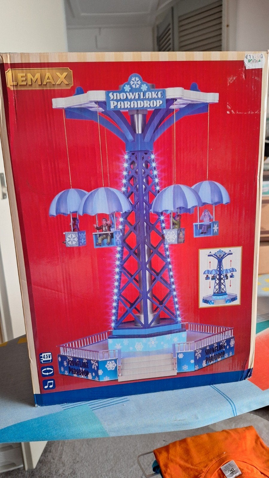Lemax Snowflake Paradrop - Kerstdorp Attractie, Diversen, Ophalen, Zo goed als nieuw