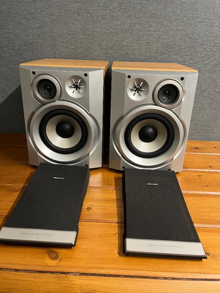 Set Philips FWB-C90 luidsprekers , boxen , speakers, Audio, Tv en Foto, Philips, Refurbished, Ophalen of Verzenden, 60 tot 120 watt