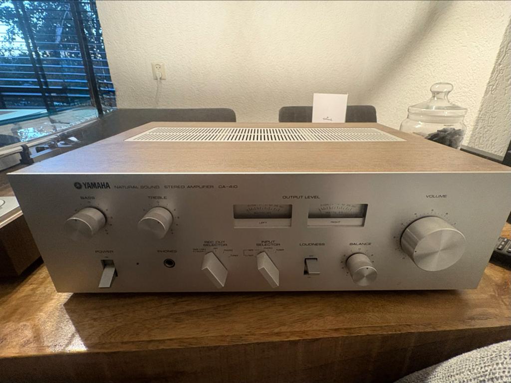 Yamaha CA-410 Stereo Versterker - Vintage Hifi Geluid, Gebruikt, Yamaha, Ophalen of Verzenden, Minder dan 60 watt