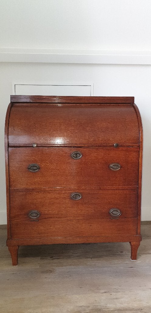 Antiek eikenhouten turfbak / turfkastje uit eind 1700, Ophalen