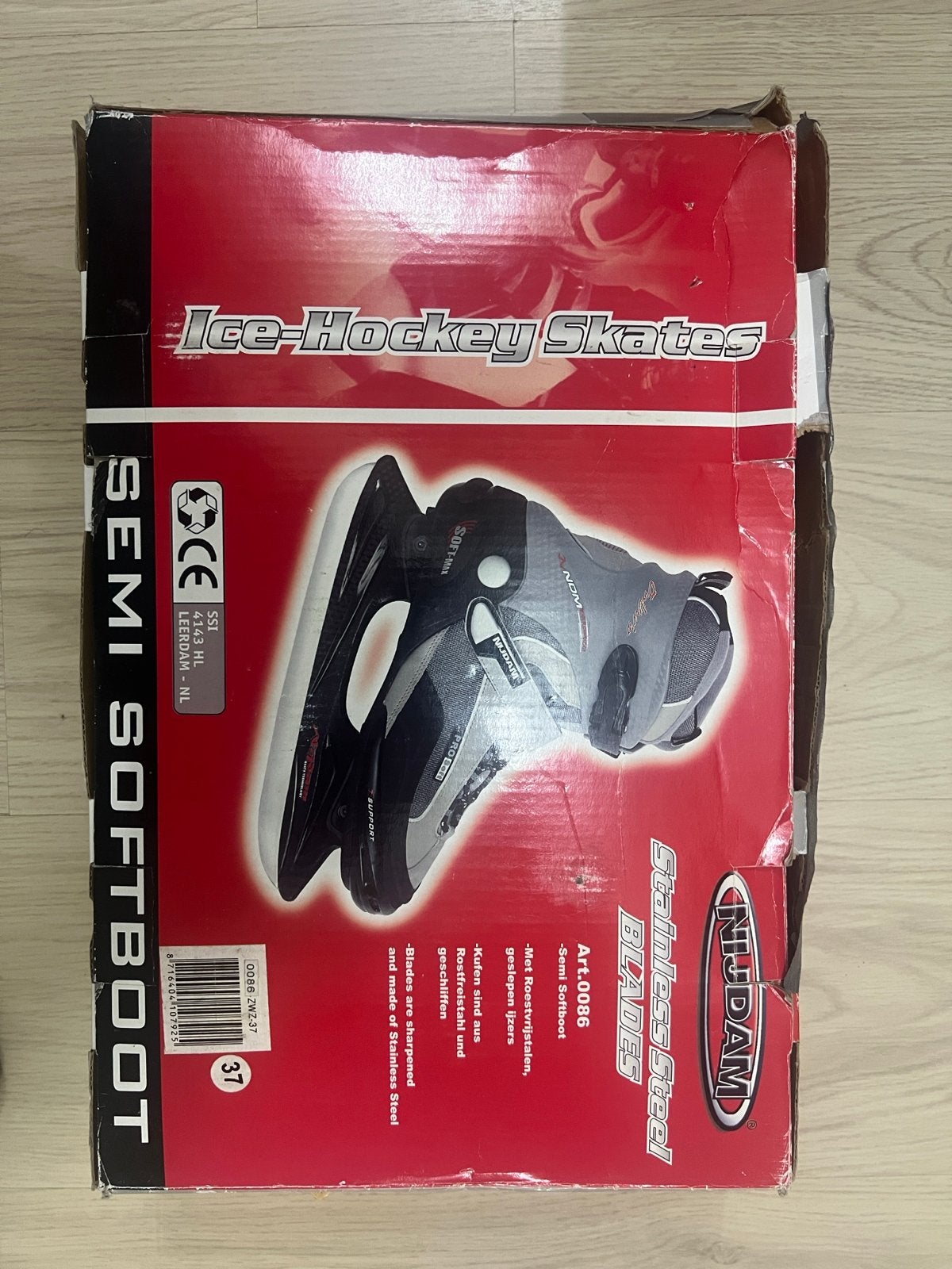 Nijdam Ice-Hockey Skates Semi Softboot - Maat 31, Sport en Fitness, Ophalen, Gebruikt, Schaatsen