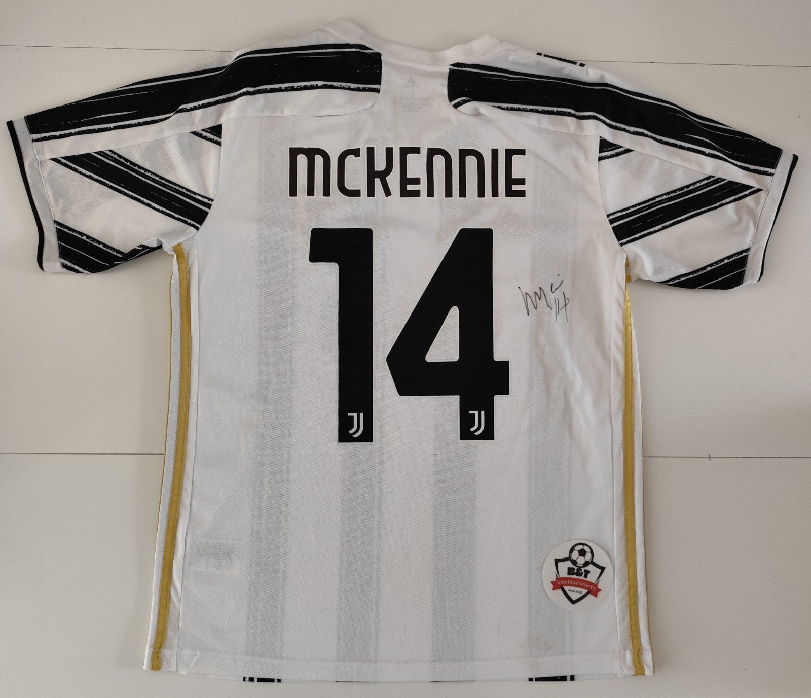 Gesigneerd Juventus McKennie shirt, Shirt, Verzenden, ., Zo goed als nieuw