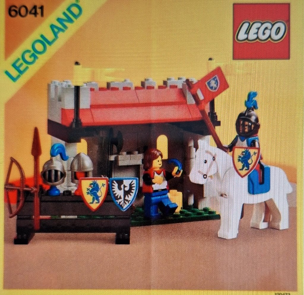 * Lego Castle: 6041 armor Shop, Ridder's winkel *, Gebruikt, Lego, Ophalen of Verzenden, Castle
