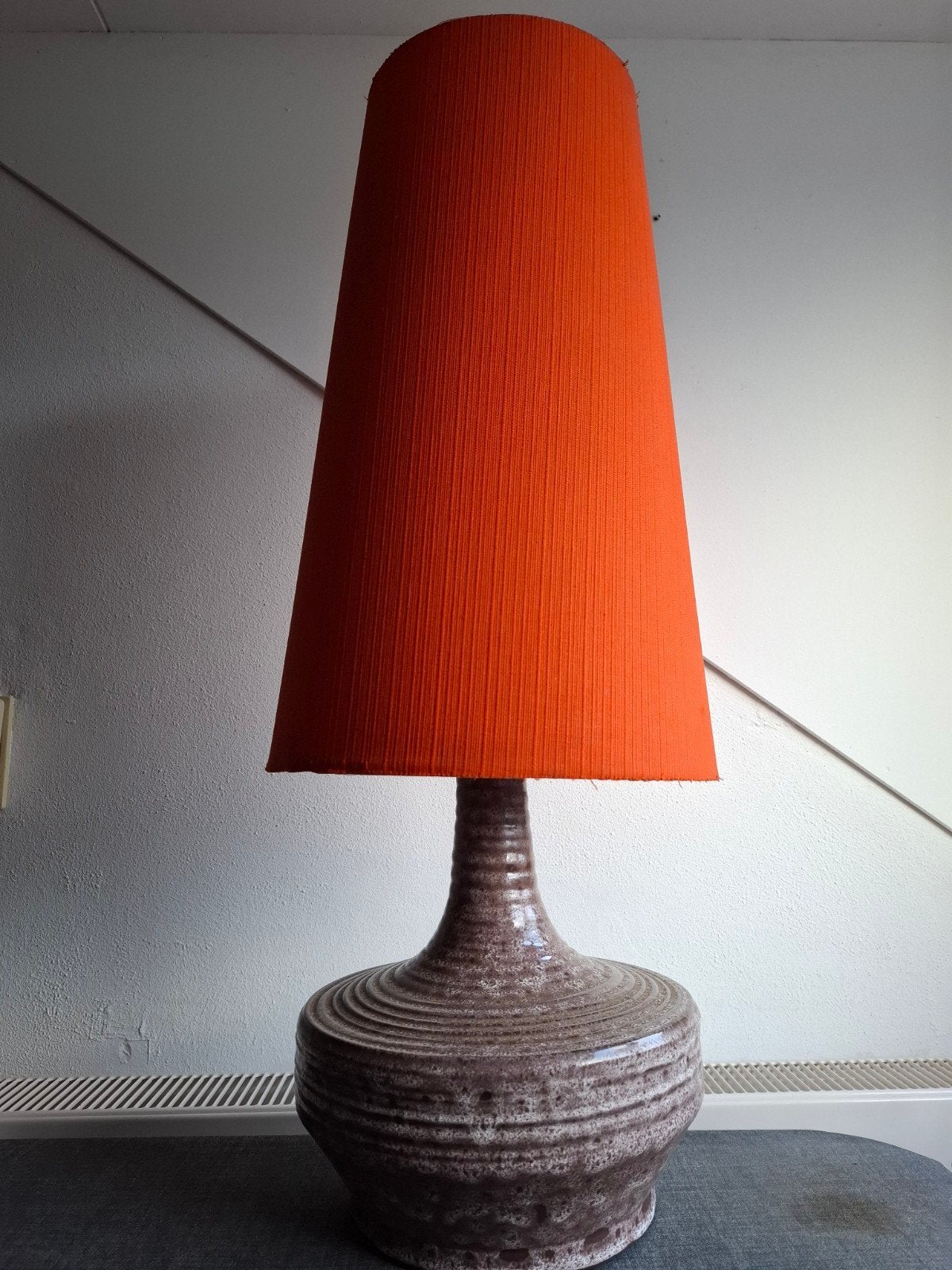 retro jaren 70 fat lava tafellamp west-germany, Ophalen, Overige merken, Vintage, Keramiek