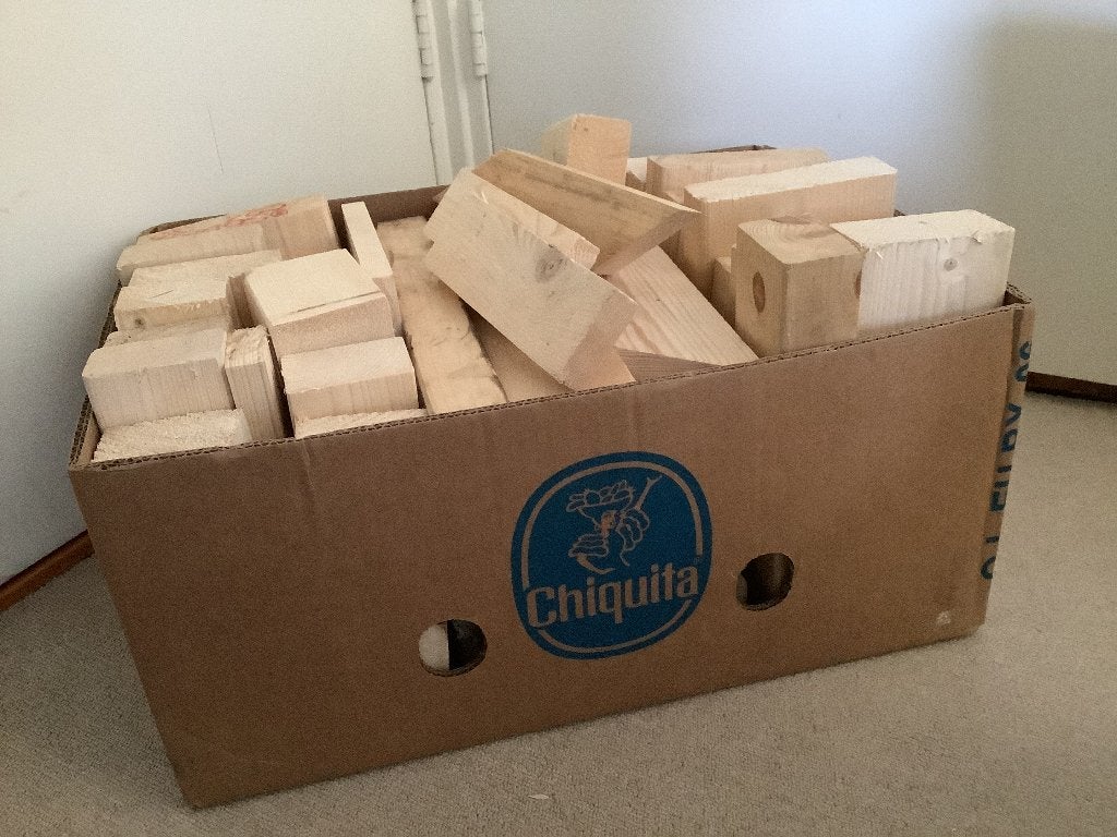 Ruim 15 kg schoon droog brandhout, haardhout, hout vuurkorf., Tuin en Terras, Haardhout, Minder dan 3 m³, Ophalen