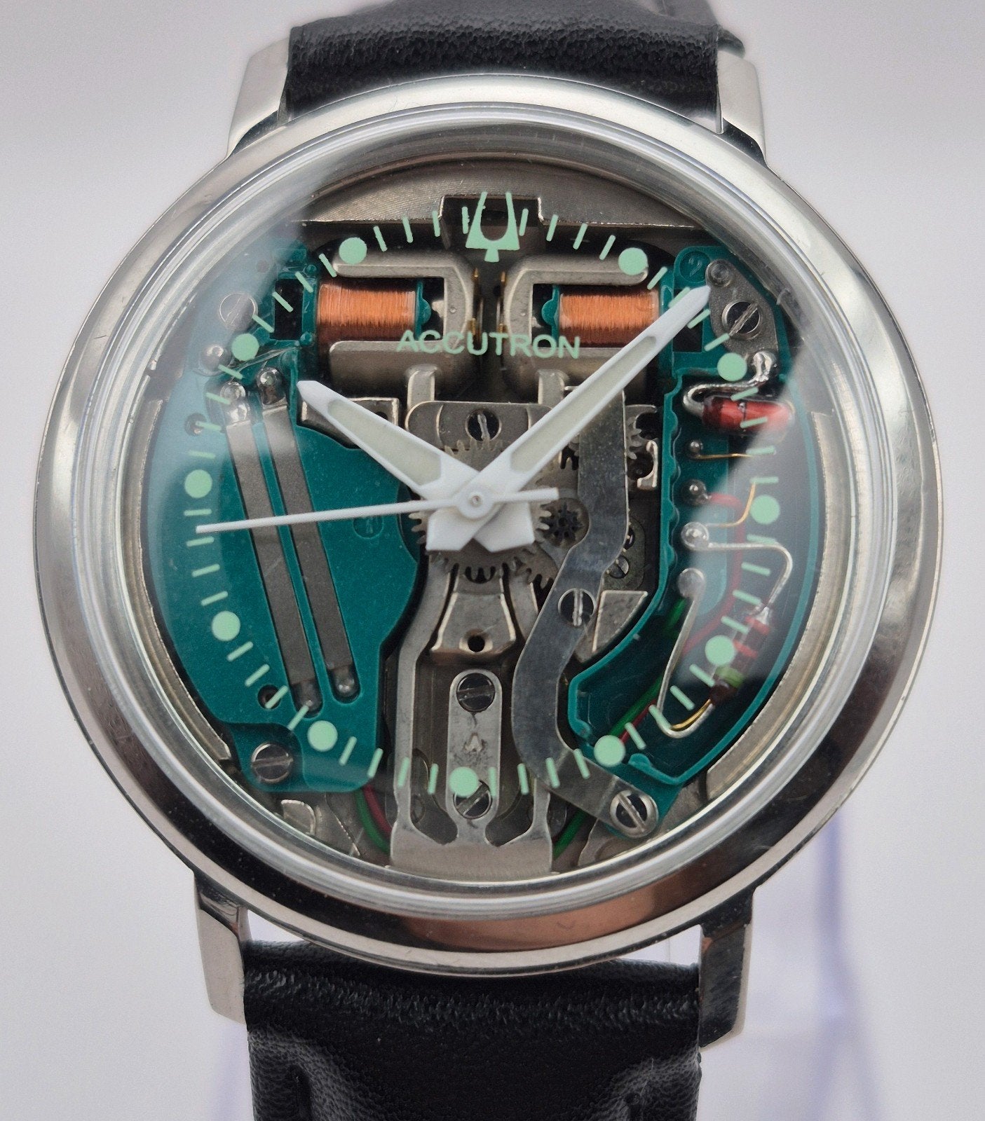 Bulova Accutron Spaceview 214 – 1971 (N1) – Conversion Model, Ophalen of Verzenden