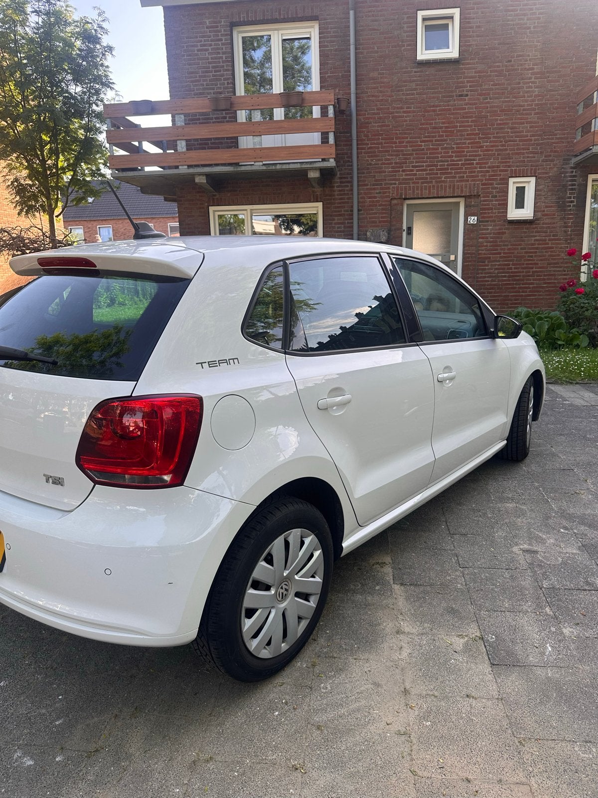 Volkswagen Polo 1.2 TSI 77KW 2011 Wit, Auto's, Voorwielaandrijving, Stof, 40 €/maand, 988 kg