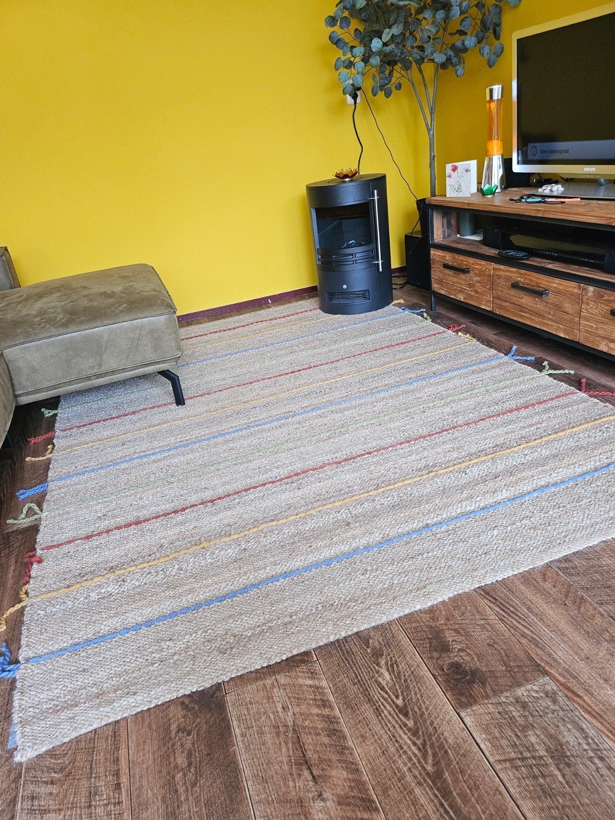 Vloerkleed 1.45 x 1.70 zo goed als nieuw, Ophalen