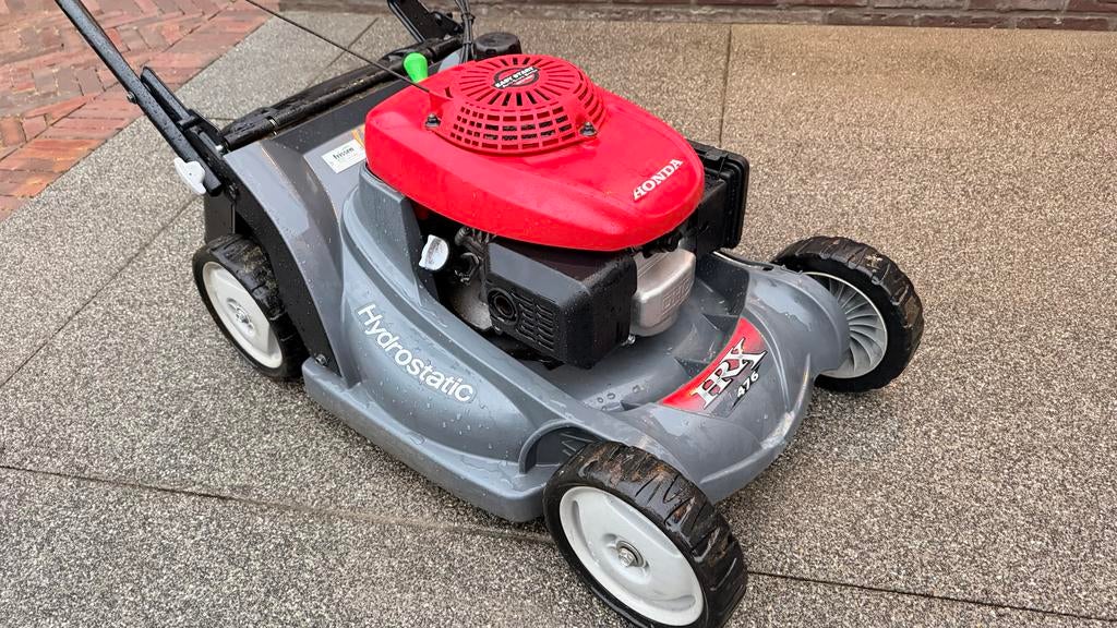 Honda HRX 476 Hydrostatic Benzine Grasmaaier, Tuin en Terras, Ophalen, Cirkelmaaier, Gebruikt, Opvangbak