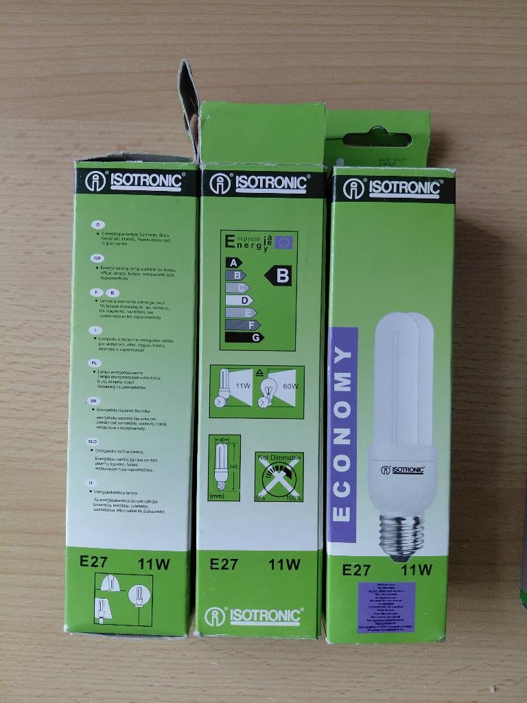 Spaarlampen, Minder dan 30 watt, Nieuw, Spaarlamp, E27 (groot)