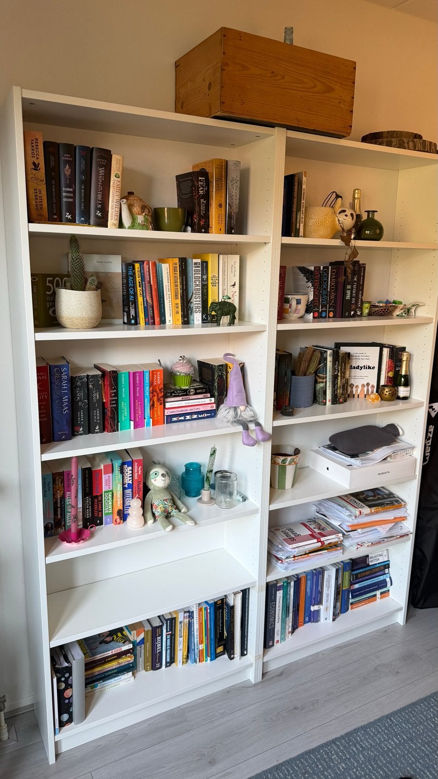 IKEA Billy Boekenkast Wit 80x28x202 cm, Ophalen, Met plank(en), Gebruikt, 200 cm of meer