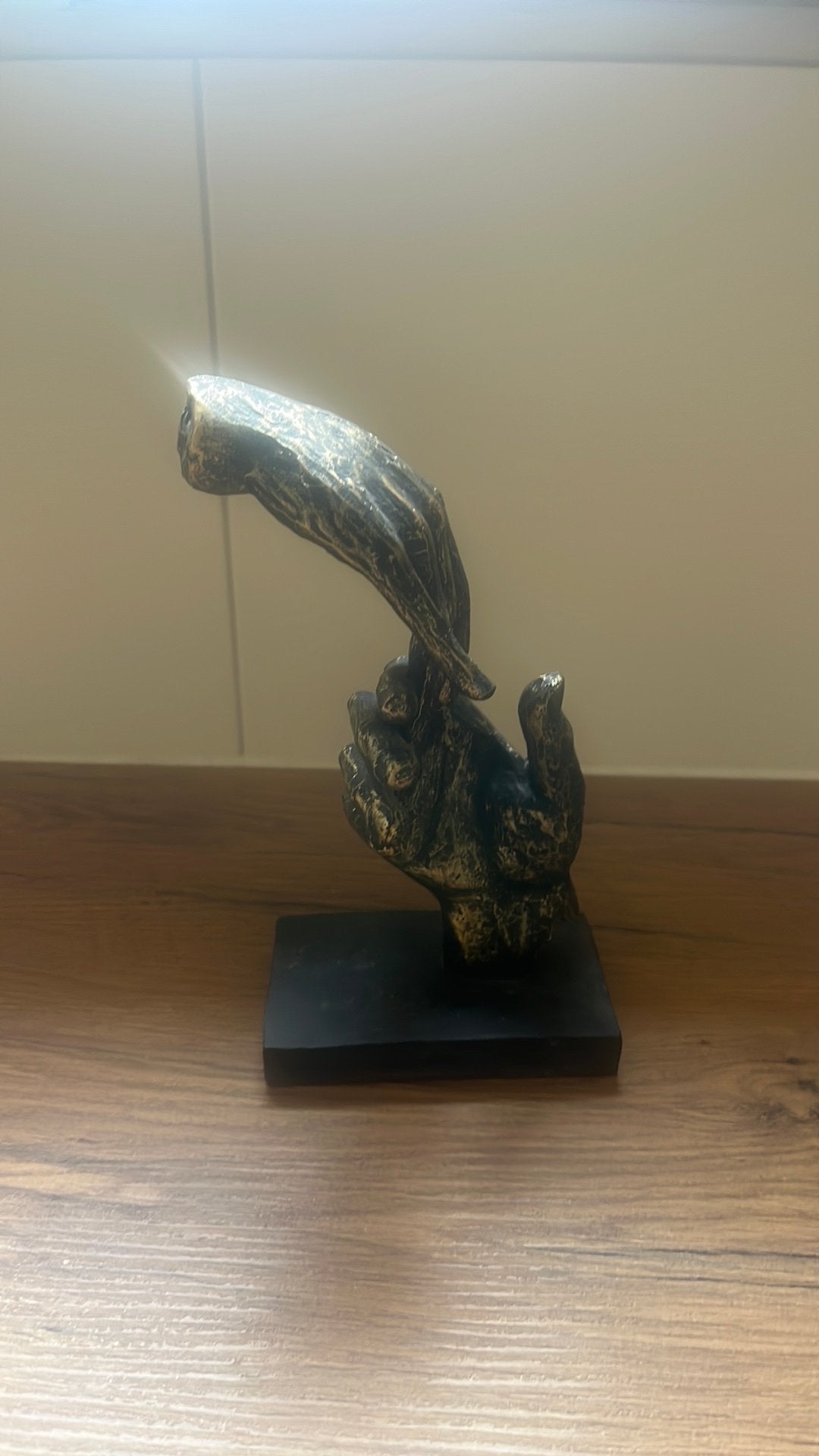 Kunststof beeldje 20 cm hoog, Ophalen of Verzenden, Zo goed als nieuw