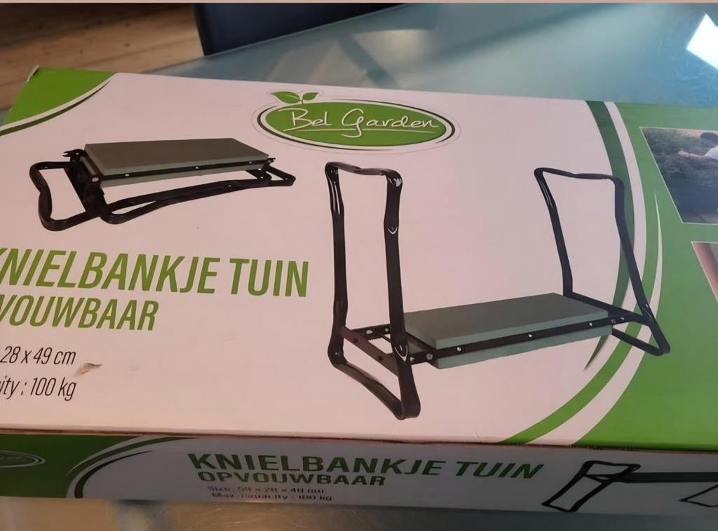 Knielbankje tuin opvouwbaar (ophalen), Tuin en Terras, Ophalen, Nieuw