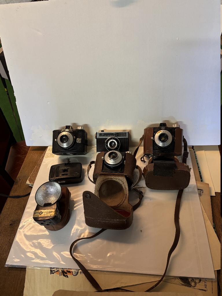 3 x agva clack camera ,flitser, Ophalen of Verzenden, Gebruikt, Compact, Overige Merken