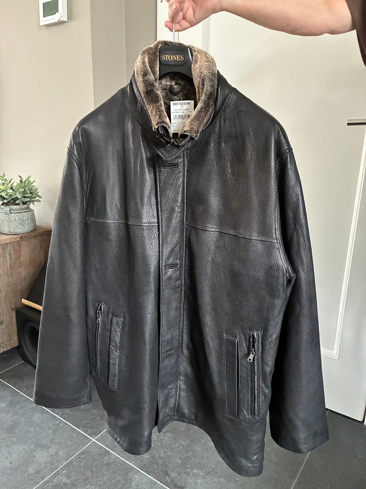 Leren winterjas, Ophalen of Verzenden, Nieuw, Maat 52/54 (L)