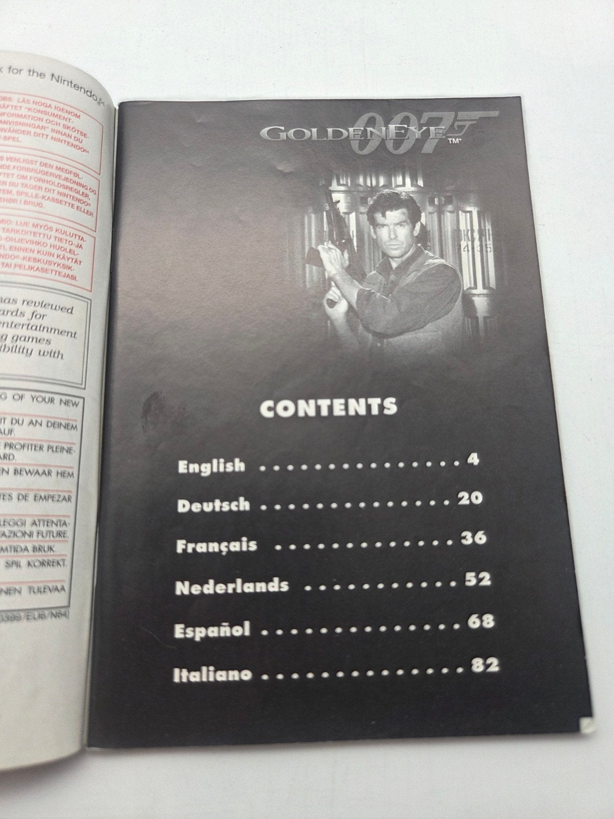 GoldenEye 007 Handleiding Nintendo 64, Spelcomputers en Games, Games | Nintendo 64, Nintendo, Gebruikt, Shooter, Nintendo Benelux B.V., Postbus 554, 3430 AN Nieuwegein