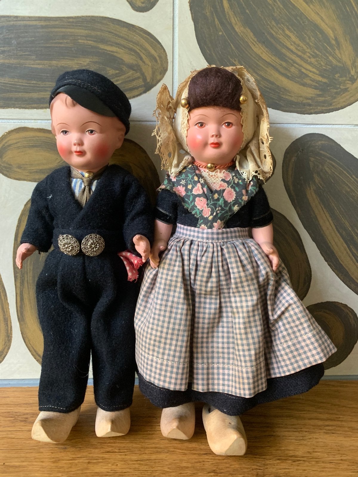 Reiniche Gummi Celluloid dolls Dovina Rotterdam Holland, Ophalen of Verzenden, Gebruikt, Pop