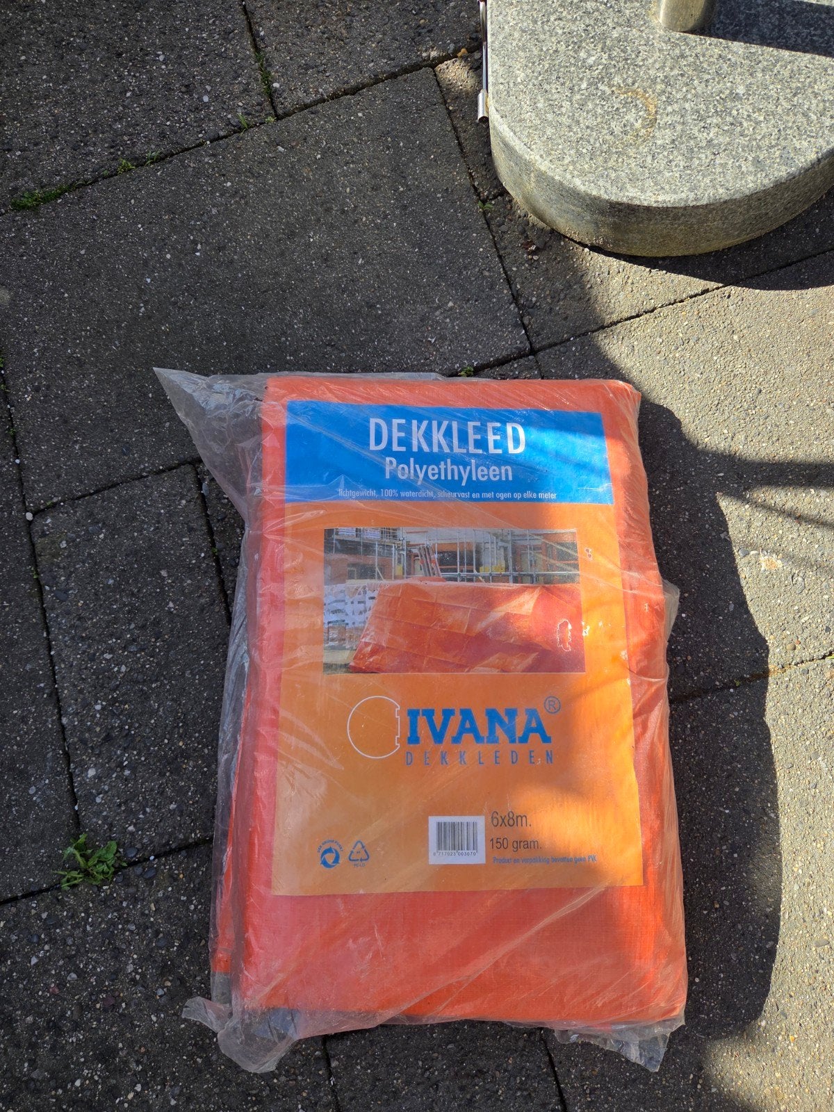 Nieuw Ivana Polyethyleen Dekkleed 6x8m, 150 gram, Ophalen of Verzenden, Nieuw, 15 m² of meer, Zeil