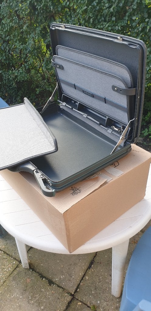 Samsonite attache koffer, Gebruikt, Hard kunststof, Slot, Minder dan 50 cm