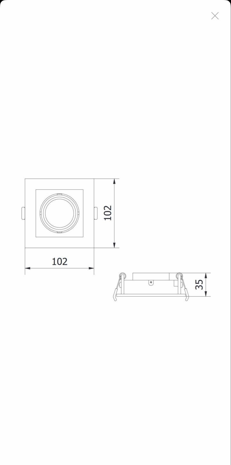 Compacte Verstelbare Inbouwspots GU10 - Dimbaar (44 stuks), Kunststof, GU10, Dimbaar, Nieuw